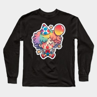 Creepy Cute Kawaii Clown X Long Sleeve T-Shirt